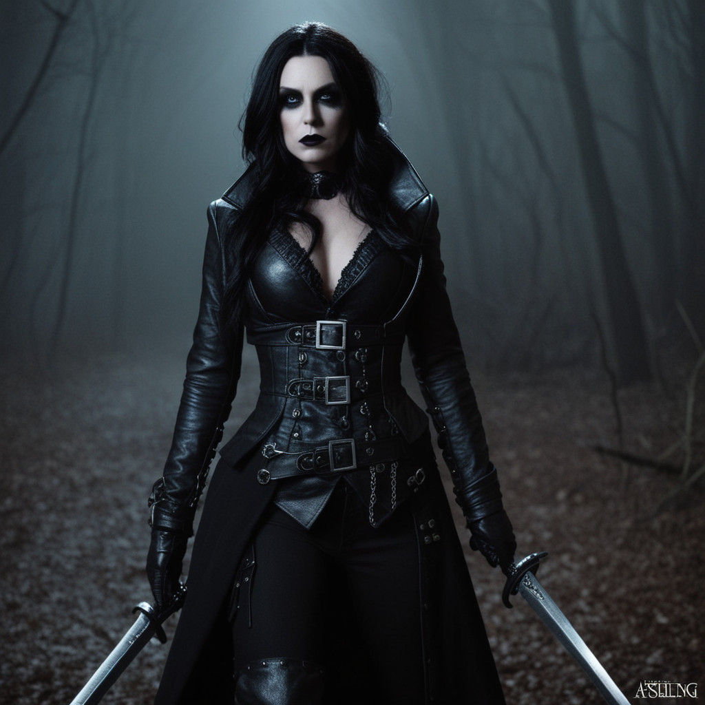 Grimdark Fantasy Landscape in Dark Photography Style