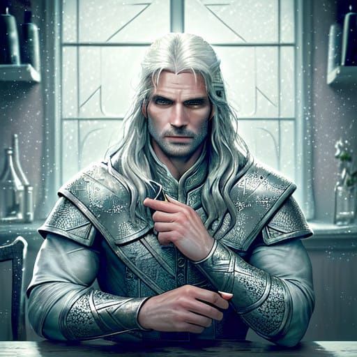 Henry Cavill as Geralt of Rivia in Translucent Glass, Soft B...