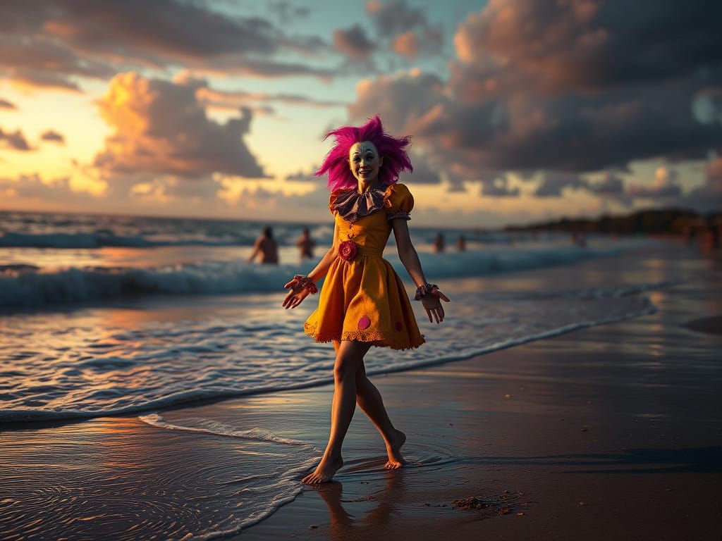 Dark Fantasy Beach Scene by a Master Artist