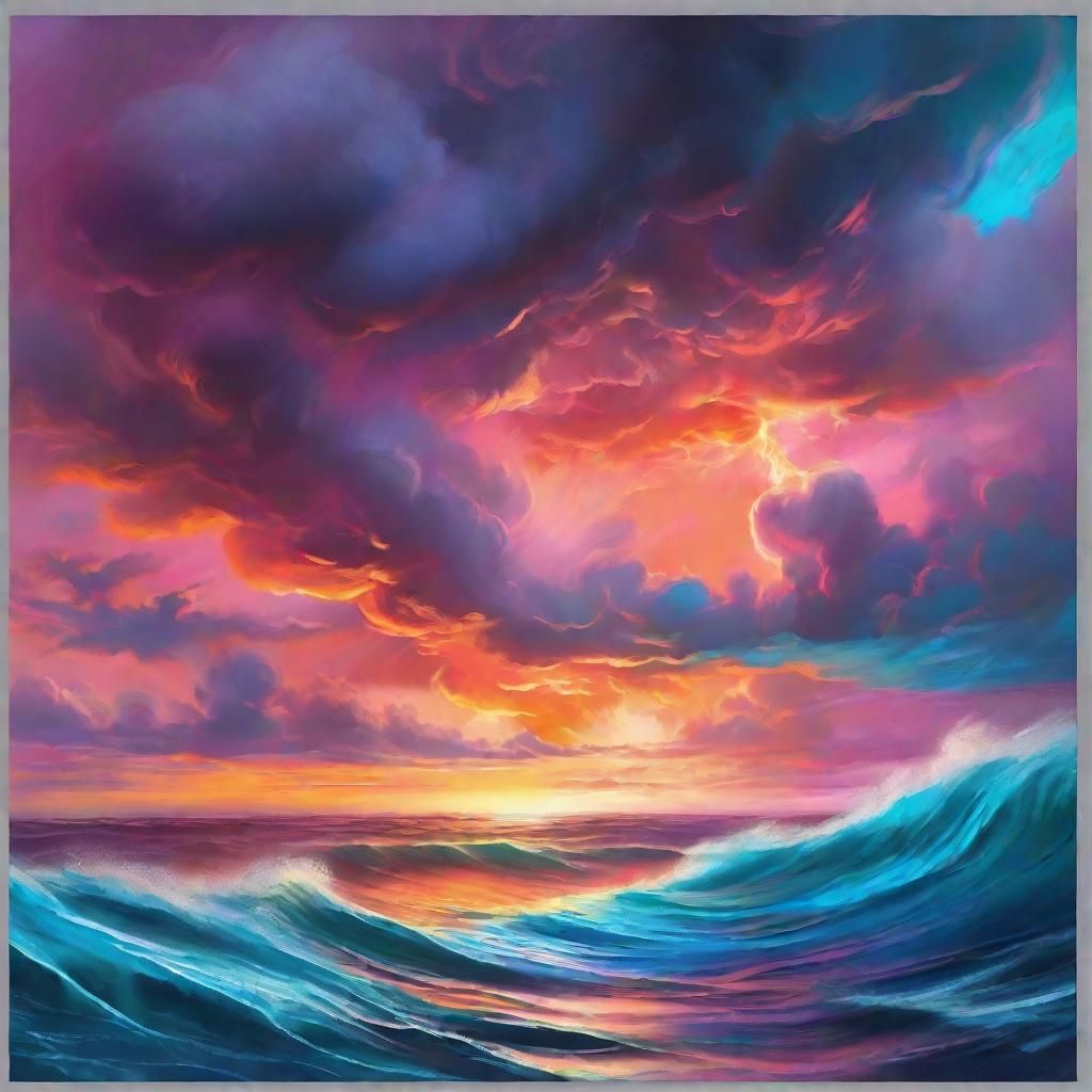 Vibrant Hurricane Nadine Swirls Over the Ocean