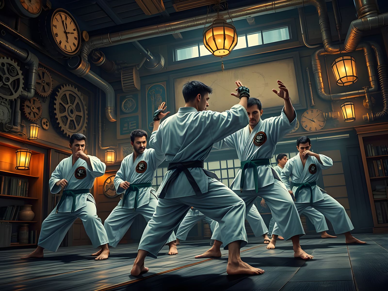 Steampunk Dojo: Clockwork Gears and Martial Arts