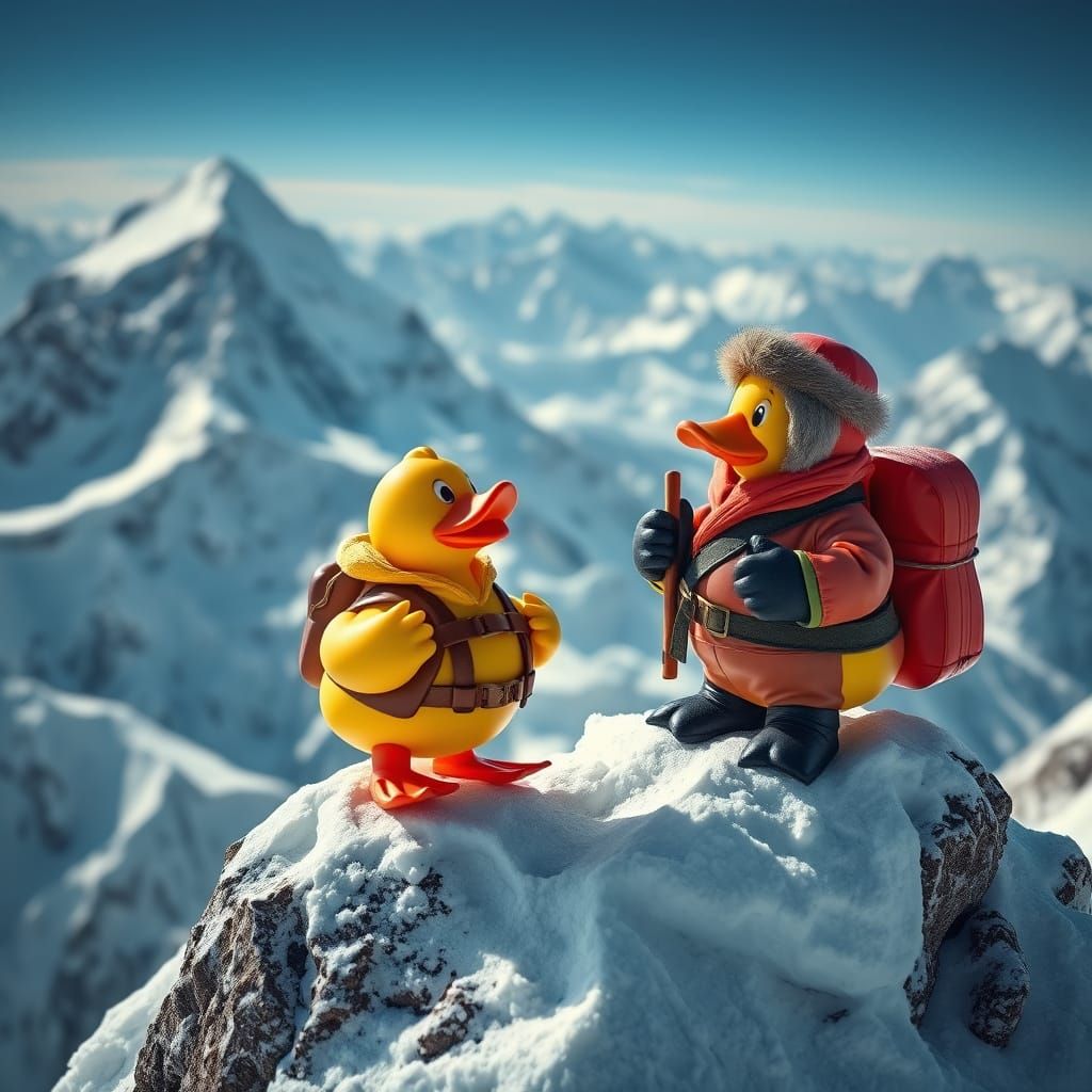 Rubber Duck Conquers Everest in Epic Adventure