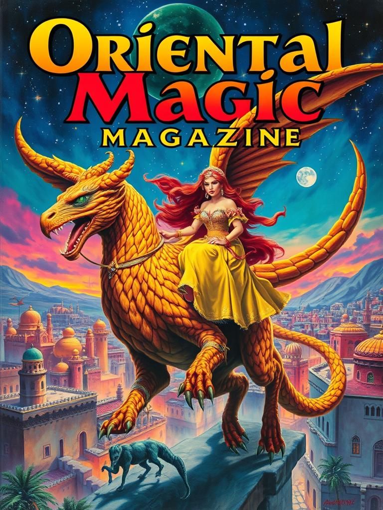 Oriental Magic Magazine: "Sorceress of Baghdad" by Clark Ashton Smith