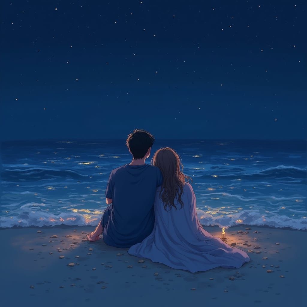 Golden Hour Beachside Romance