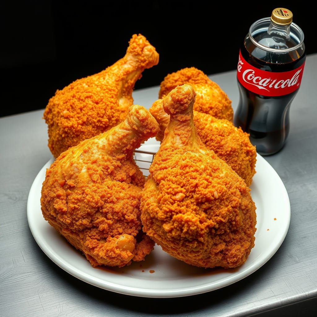 Southern Comfort Food Scene in Warm Light