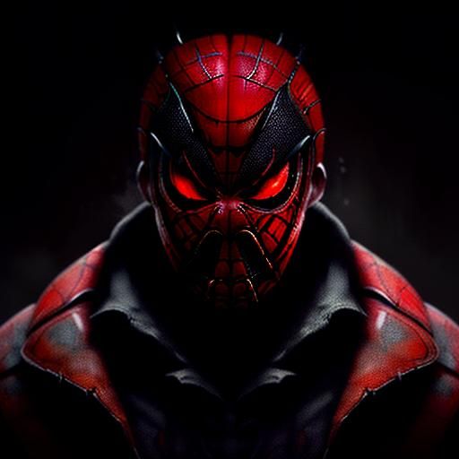 Sinister Bloody Redback Spider Vampire by Rutkowski