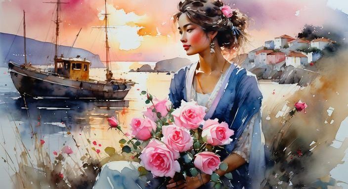 Simple Watercolor Painting