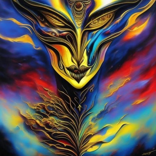 Dreamlike Surrealism in Oil Painting Style