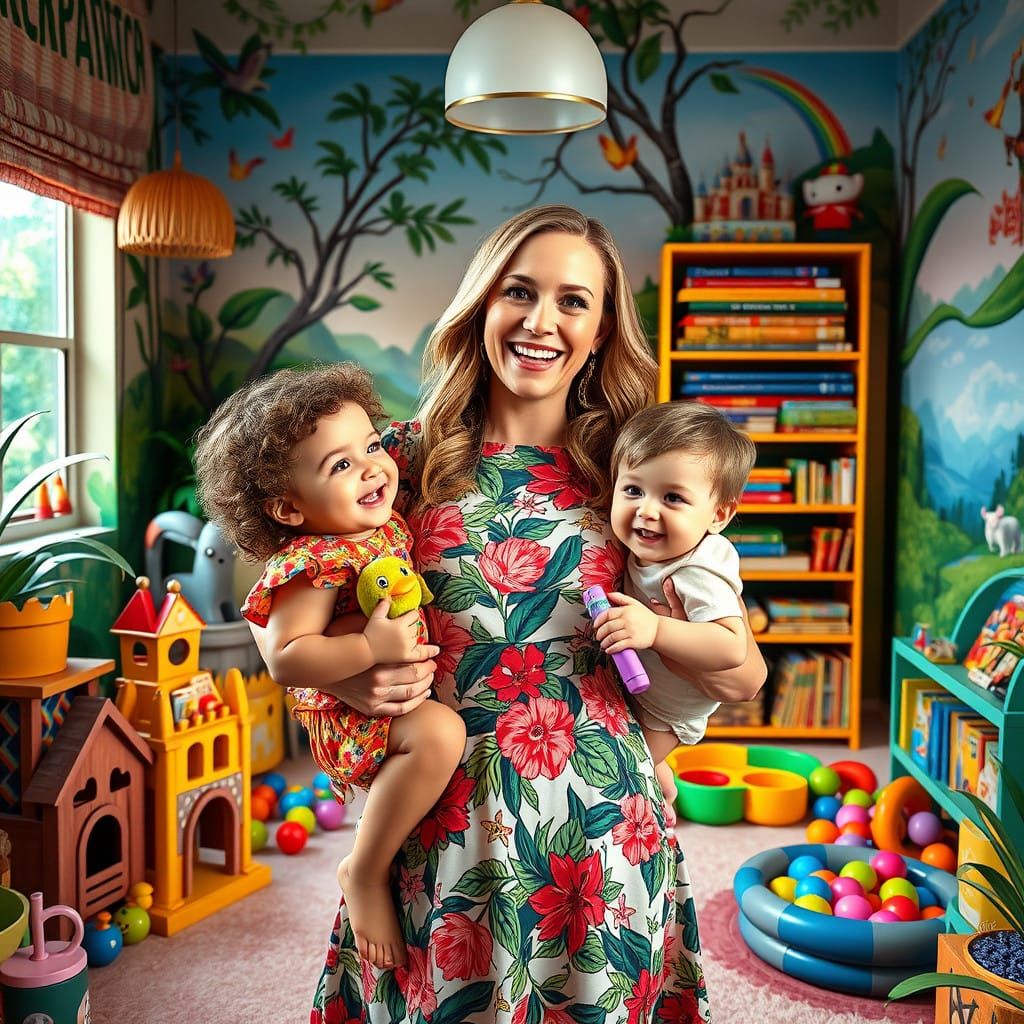 Kate Hudson Surrounded by Whimsical Nursery in New Zealand