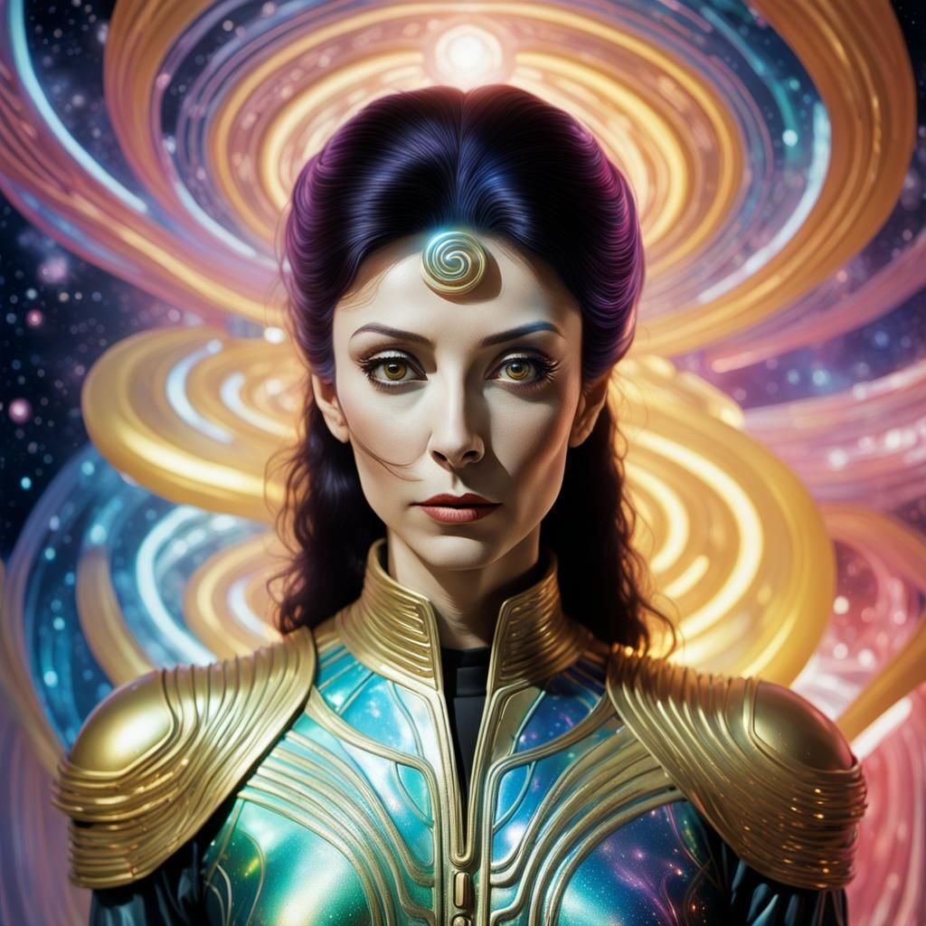 Surreal Sci-Fi Portrait of a Betazoid Empath