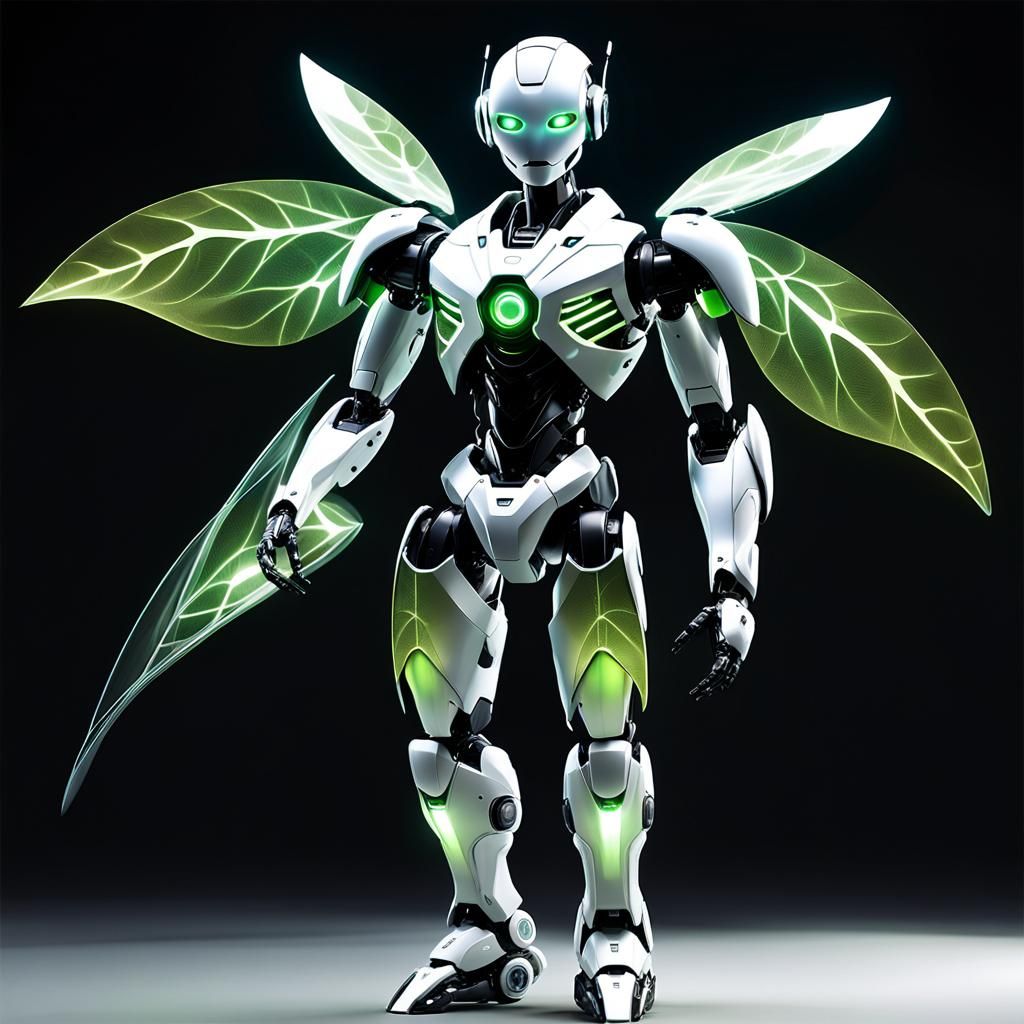 Futuristic Robot Inspired by Nature: Digital Art