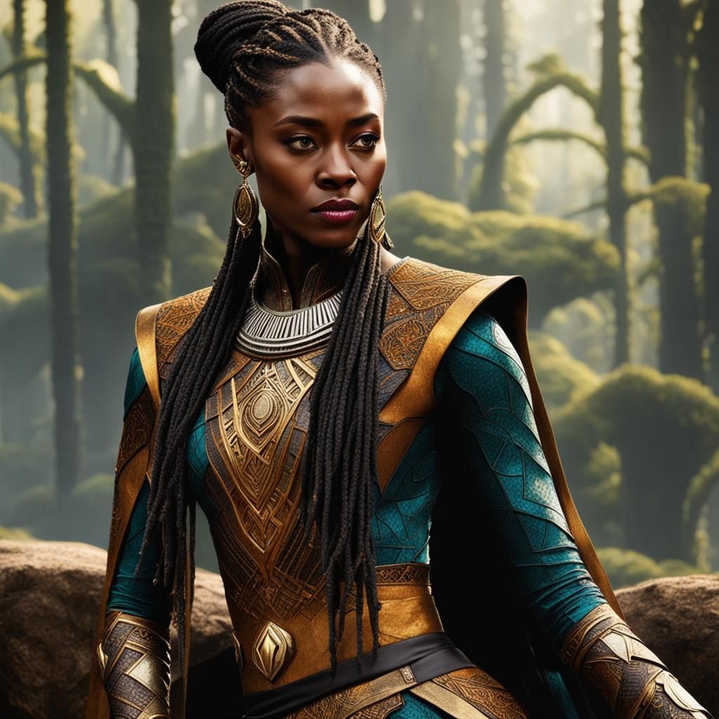 Shuri of Wakanda in Mirkwood Attire