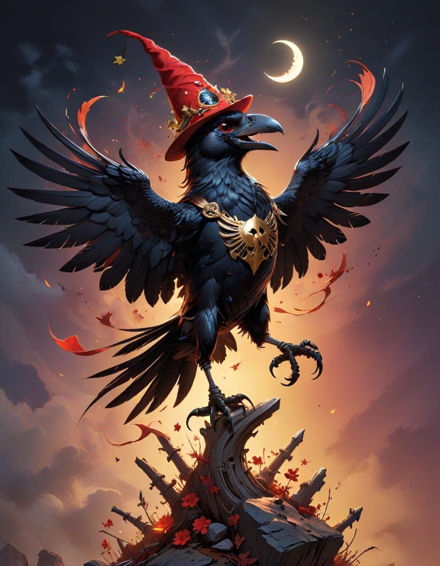 Corwin Corvus Corvidae, wizard extraordinaire