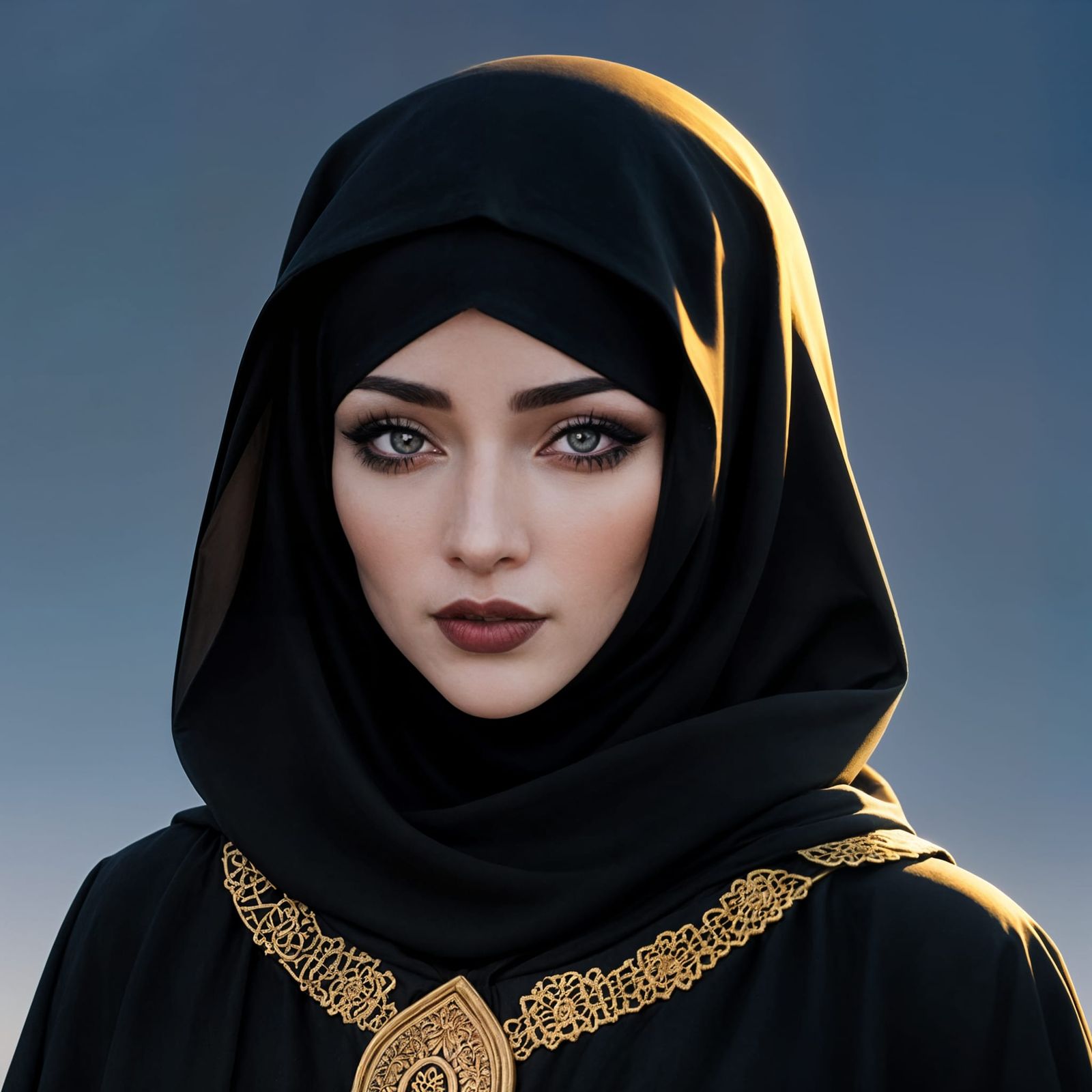 Fauvist Portrait of Woman with Lantern