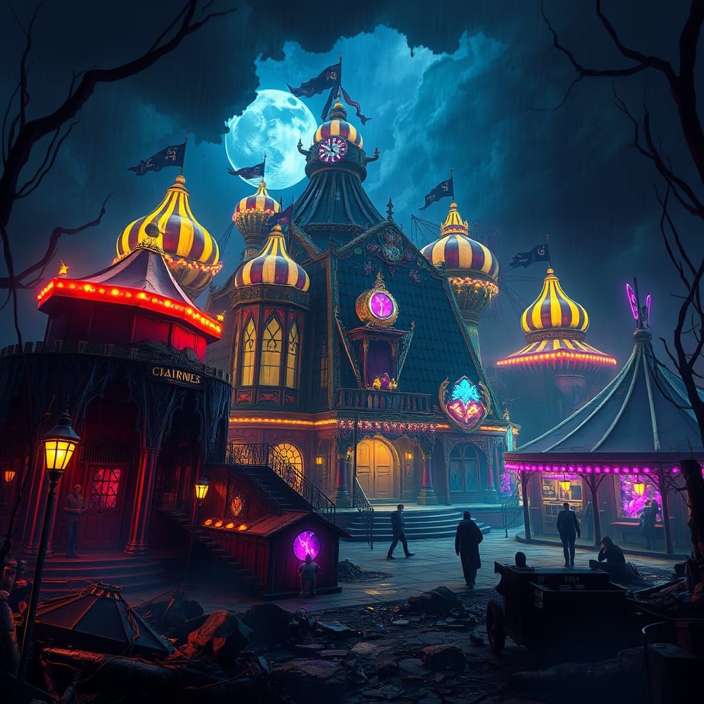 Abandoned Carnival Becomes Villain's Lair