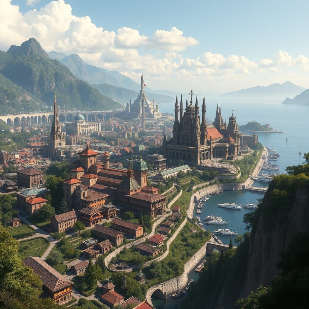 Cyrodiil's Majestic Cityscape: Nibengate