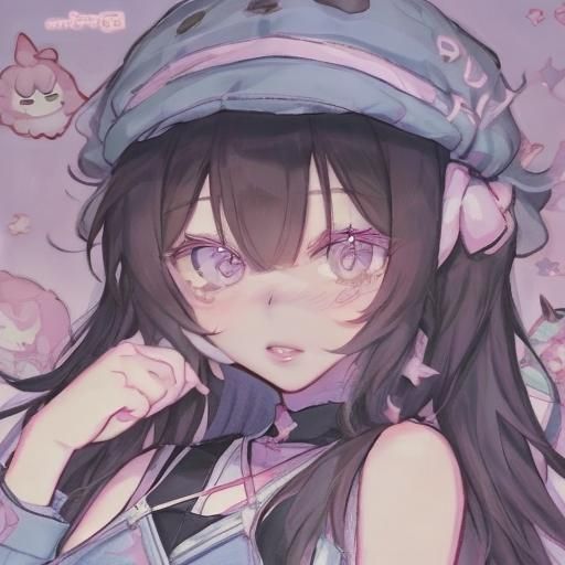 Chibi Girl in Anime Key Visual Style