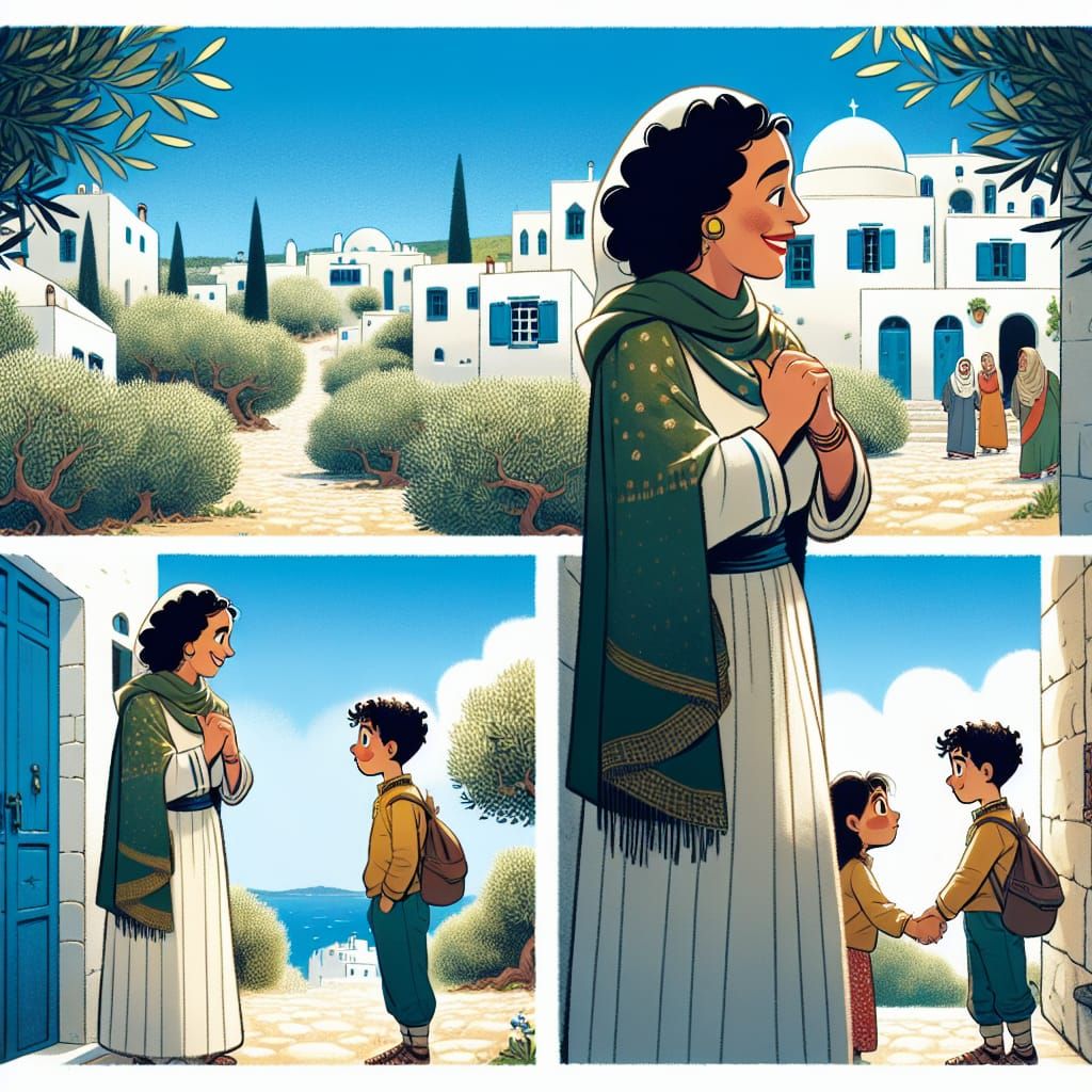 Mediterranean Village Welcomes Young Stranger in a Heartwarm...