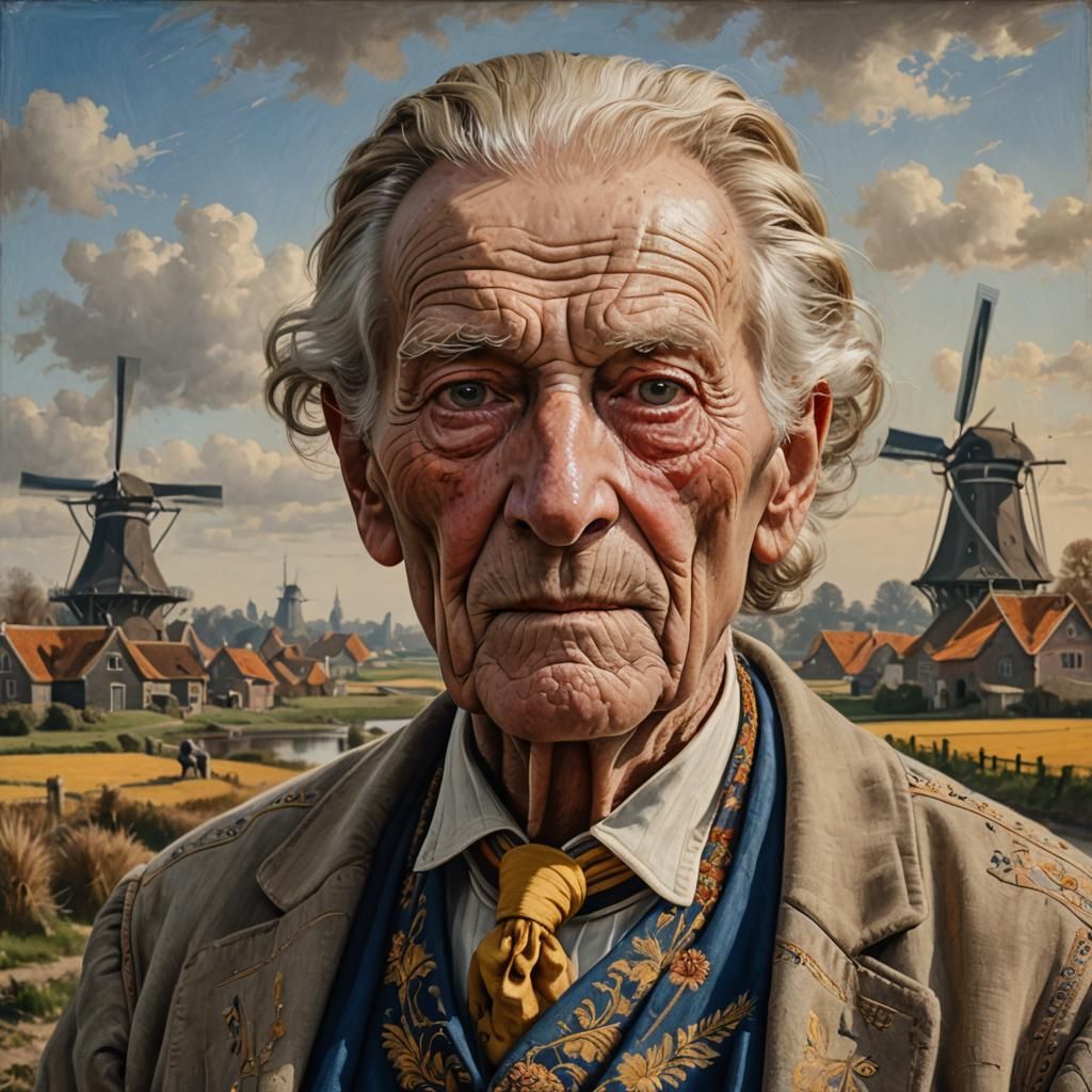 Paulus Jacob Aleman Portrait in Dutch Golden Age Style