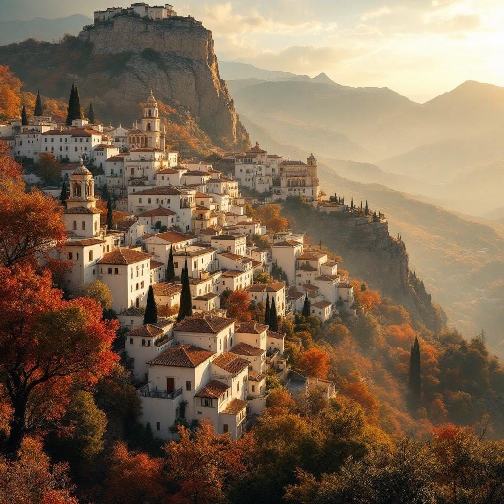 Ronda, Andalusia in Autumn: A Digital Masterpiece