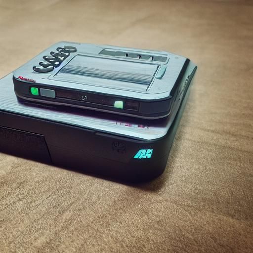 Hyperrealistic Game Console with Intricate Details