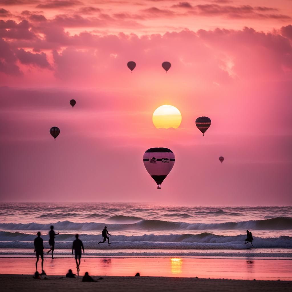 Sunset Beach Hot Air Balloon Ride