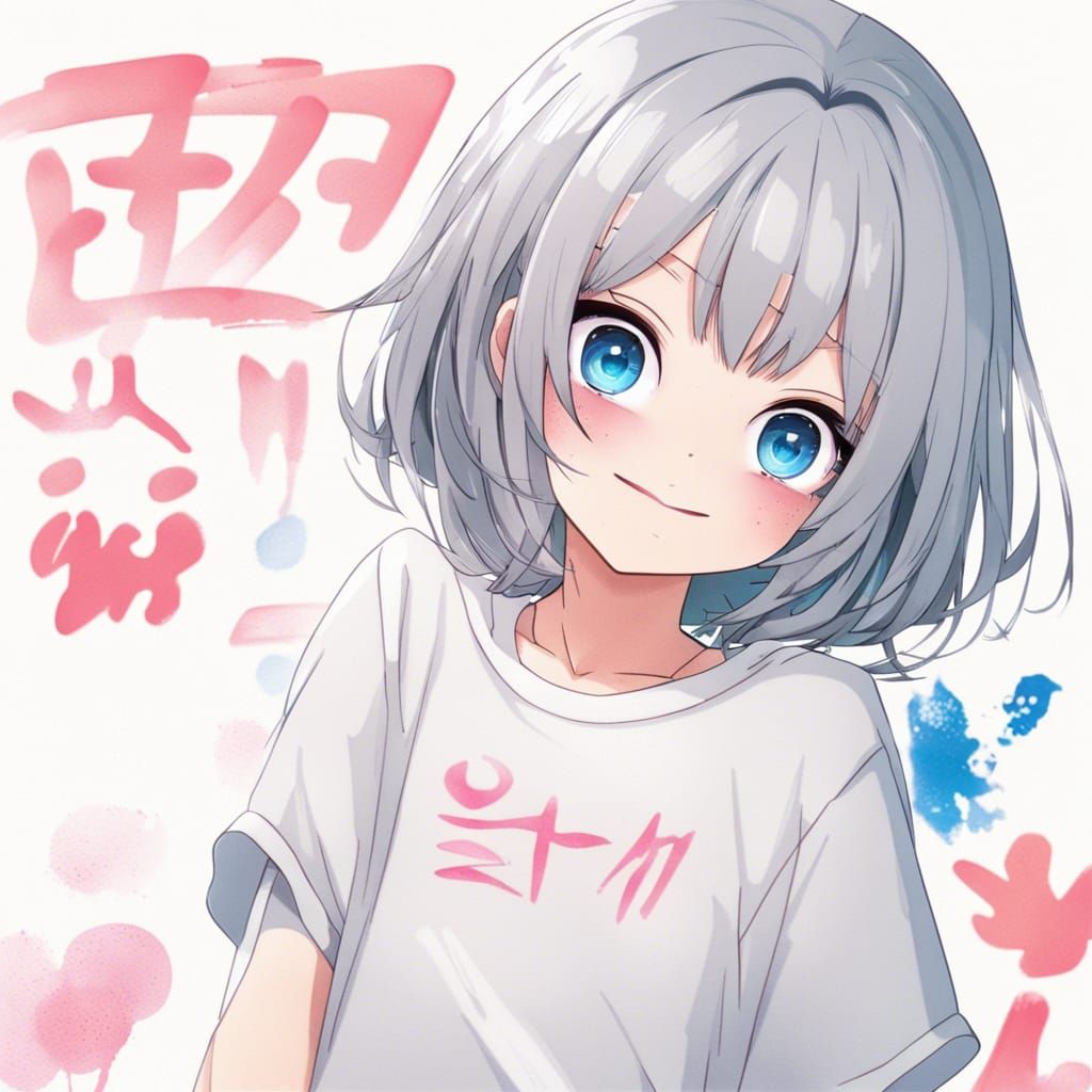 Hana Uzaki Anime Portrait in Manga Style