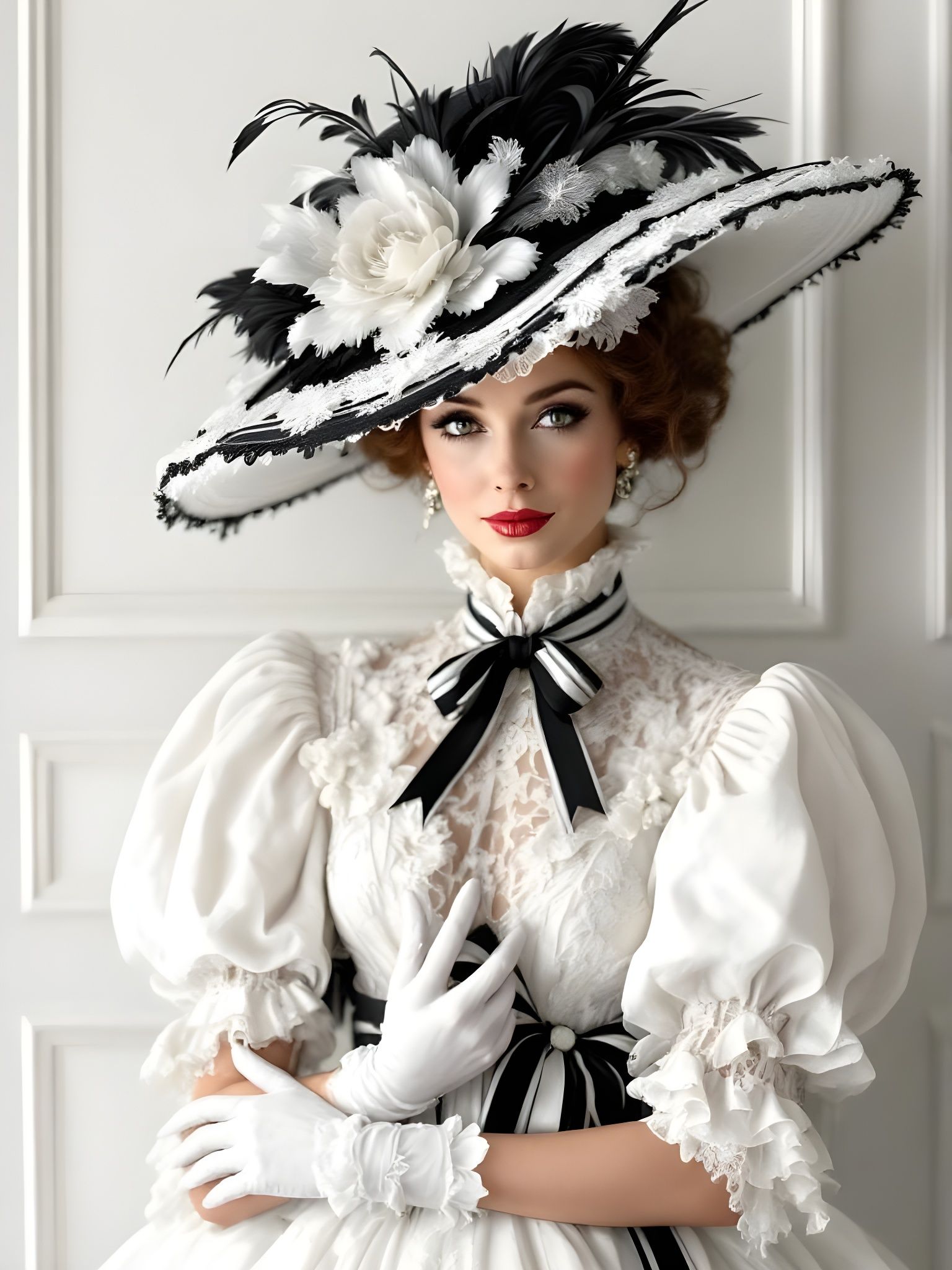 Eliza Doolittle at Ascot Gavotte, Art Nouveau Style