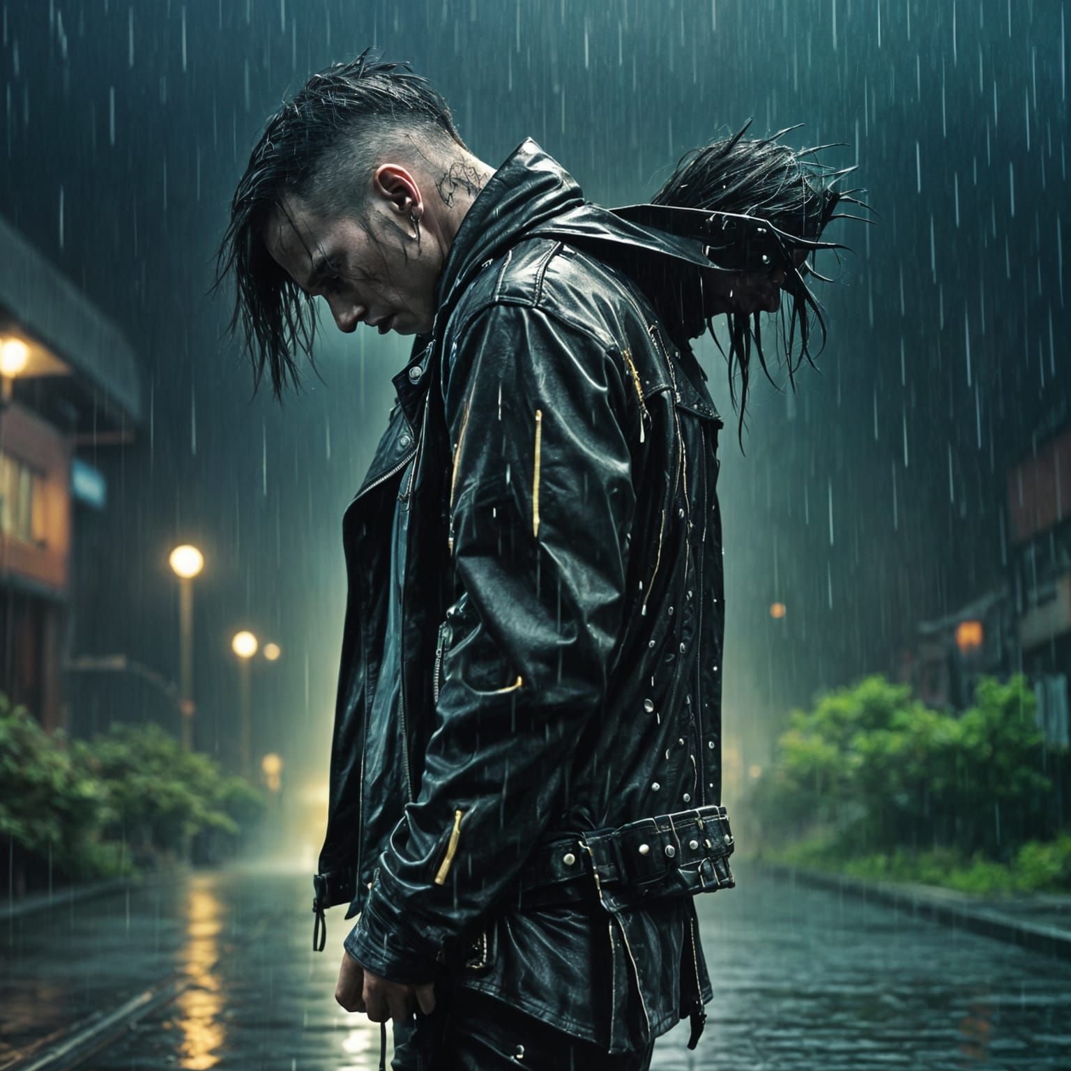 Punk in Rain: Gothic Fantasy Album Art