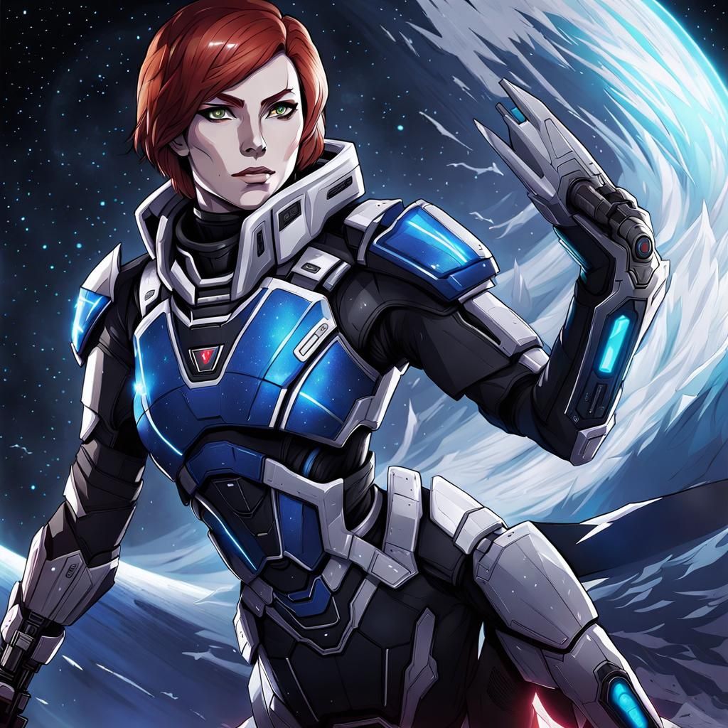 Mass Effect Andromeda in Anime Style