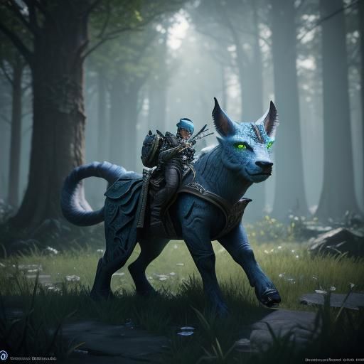 Epic Elf in 3D Game Cinematic Style