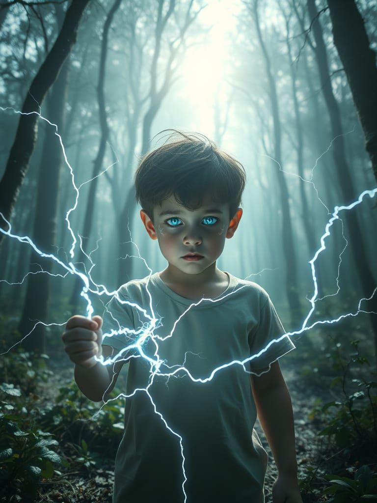 Spectral Boy Conducts Electricity Through Quartz Forest