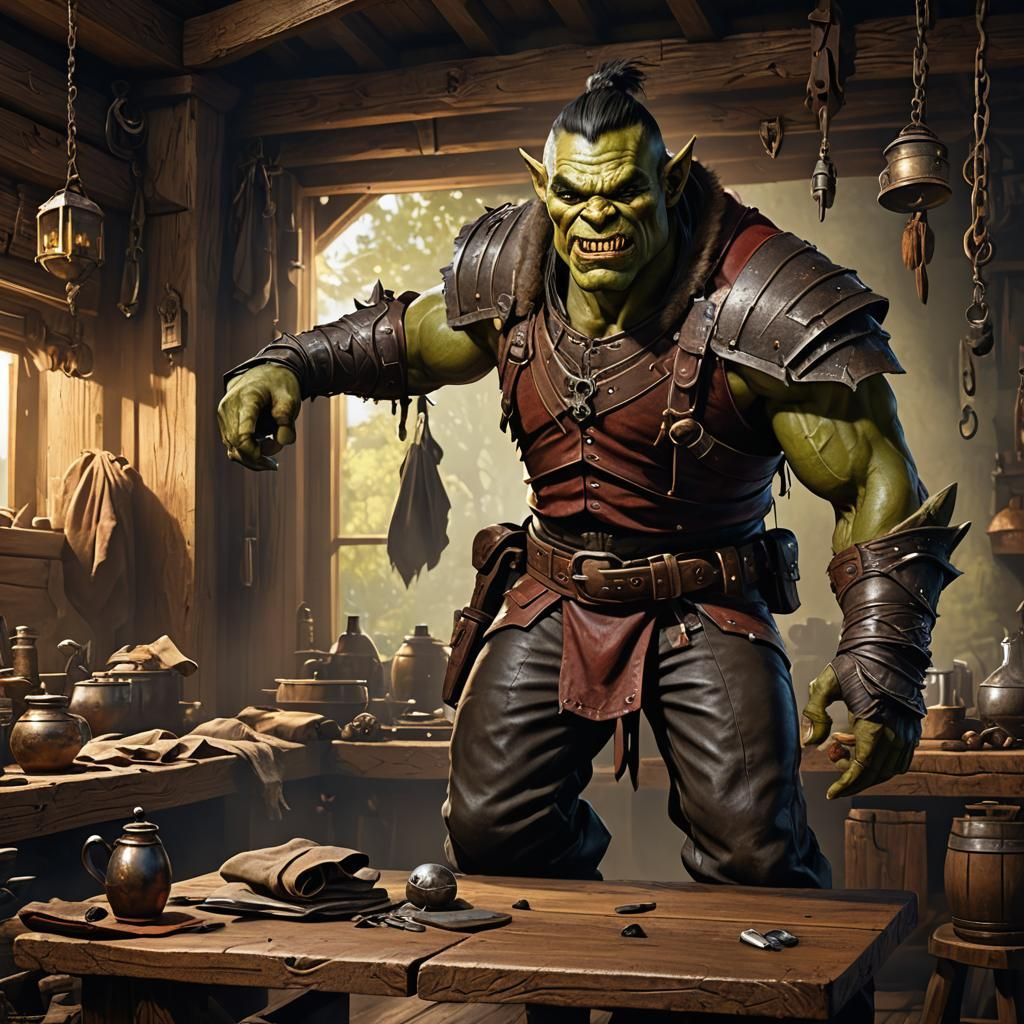 Orc Leatherworker