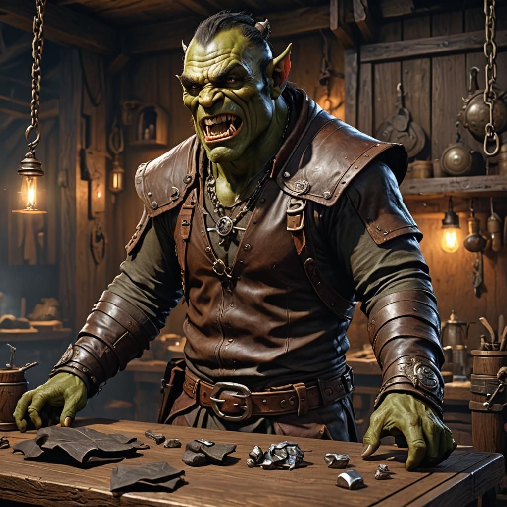 Orc Leatherworker