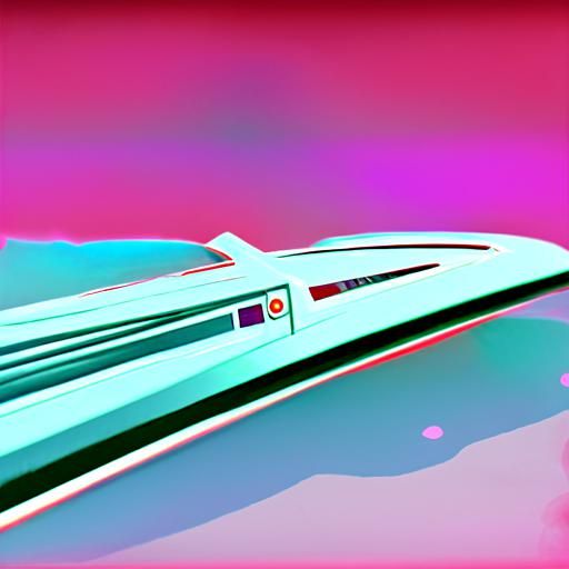 Retro-Futuristic Cityscape with Vintage Style