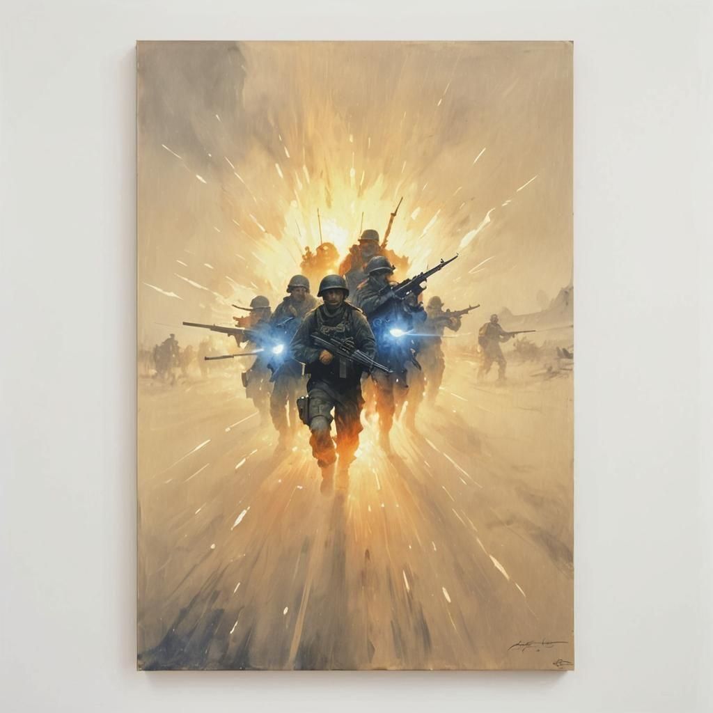 Sinister Army Charges Forward in Dark Masterpiece