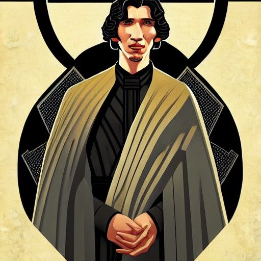 Redeemed Ben Solo in Art Deco Style