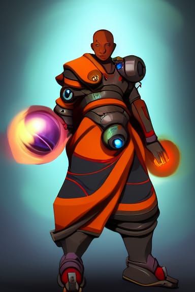 Omnic D&D Monk Powered by Magic