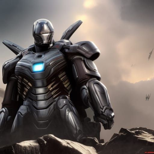 Epic War Machine Digital Matte Painting