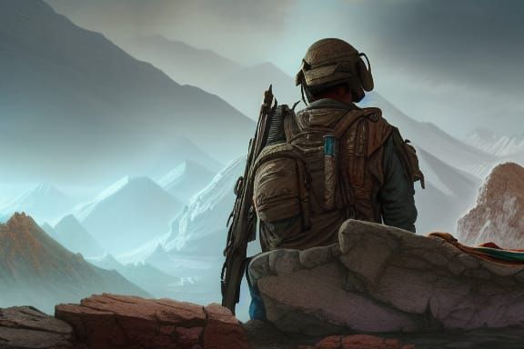 Afghanistan 2021: Fantastical Matte Painting