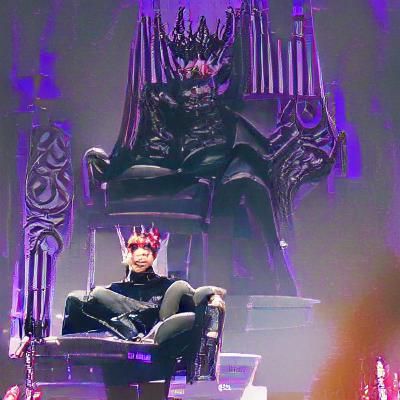 A King on His Throne