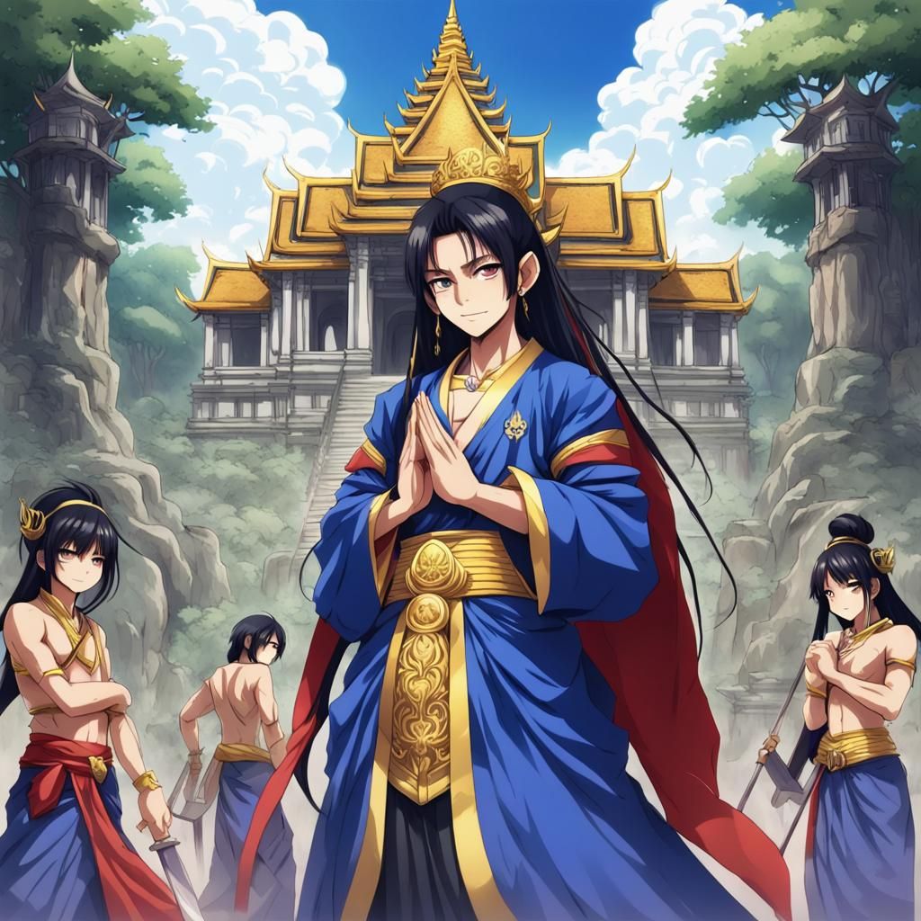Anime Style Personification of Cambodia