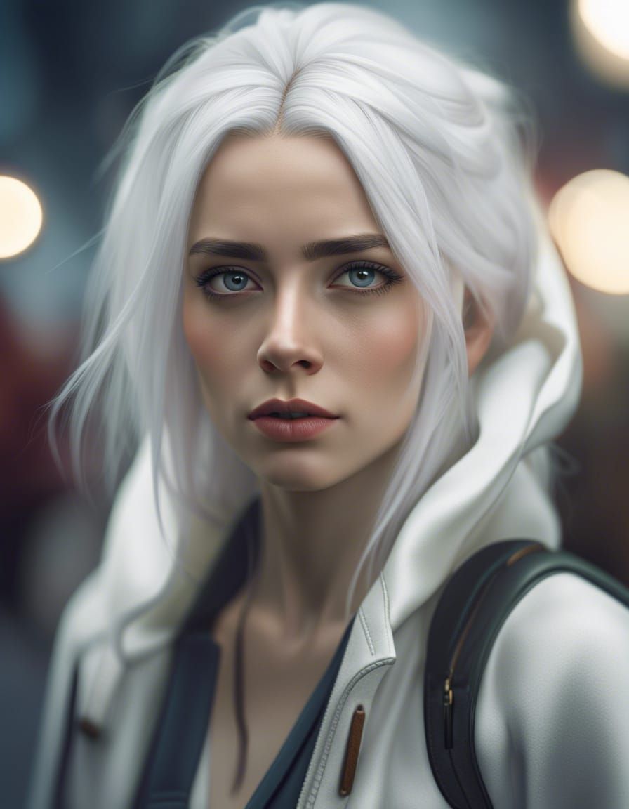 Photorealistic Portrait of Woman in Survival Gear