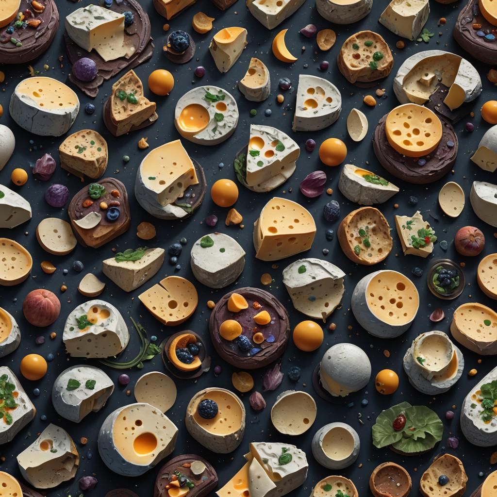 Fantastical Baby Moon Cheese Concept Art