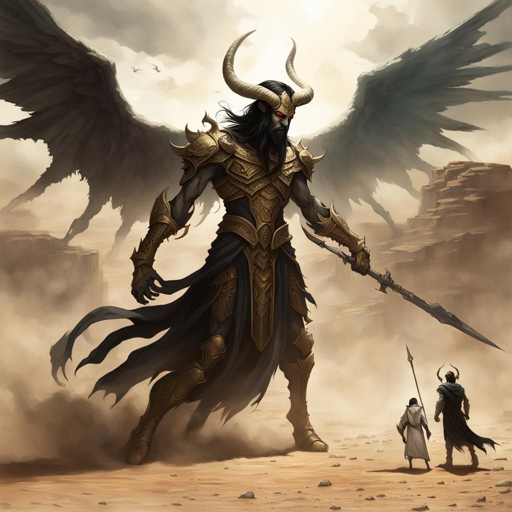 Angel vs. Demon: Epic Desert Battle