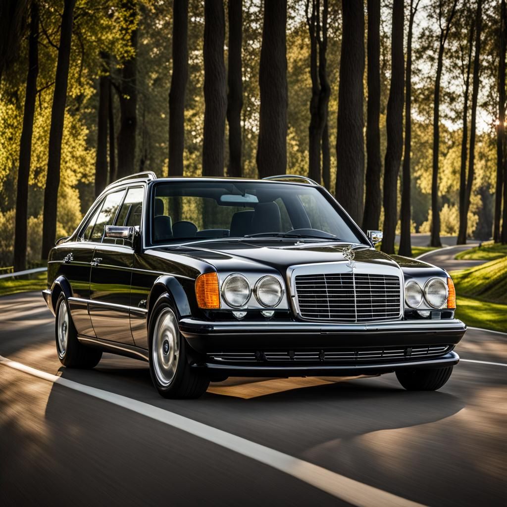 AI-Generated Mercedes-Benz Car Rendering