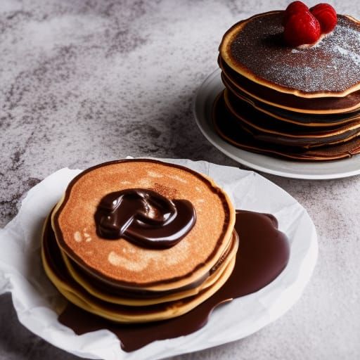 TimTams and Nutella wrapped in a pancake