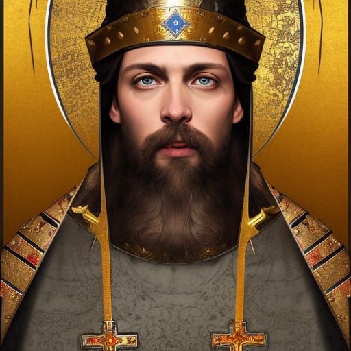 A young Byzantine emperor