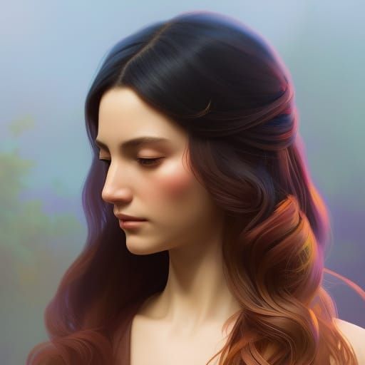 Teacher's Gaze: Detailed Portrait in Artgerm Style