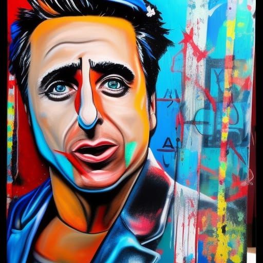 Andy Garcia as Alec Monopoly-Style Street Art